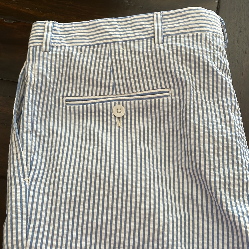 BERLE seersucker shorts